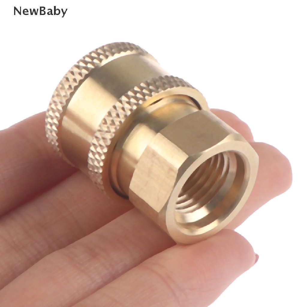 1pc 1 / 4 &quot;Female NPT Kuningan Quick Connect Coupler Untuk Pressure Washer