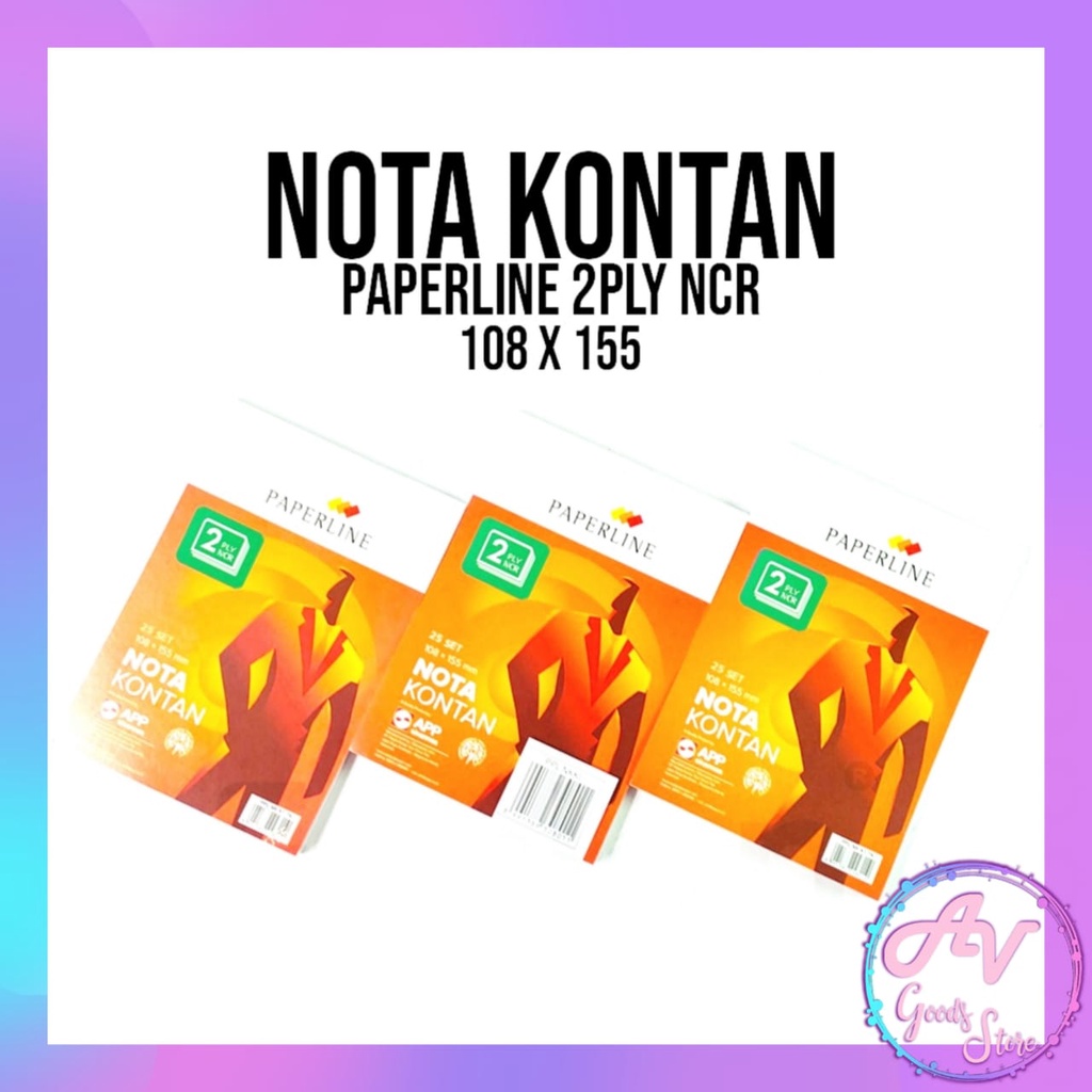 

Nota / 1Pcs Nota Kontan Paperline KECIL 2PLY (NK K2 NCR)