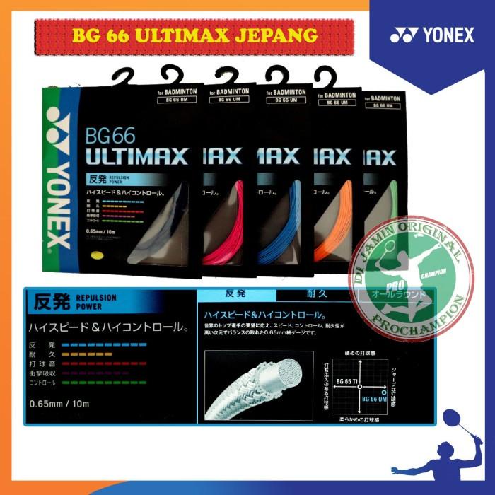Senar Senar Badminton - Yonex Bg66 Bg 66 Ultimax Jp - Original