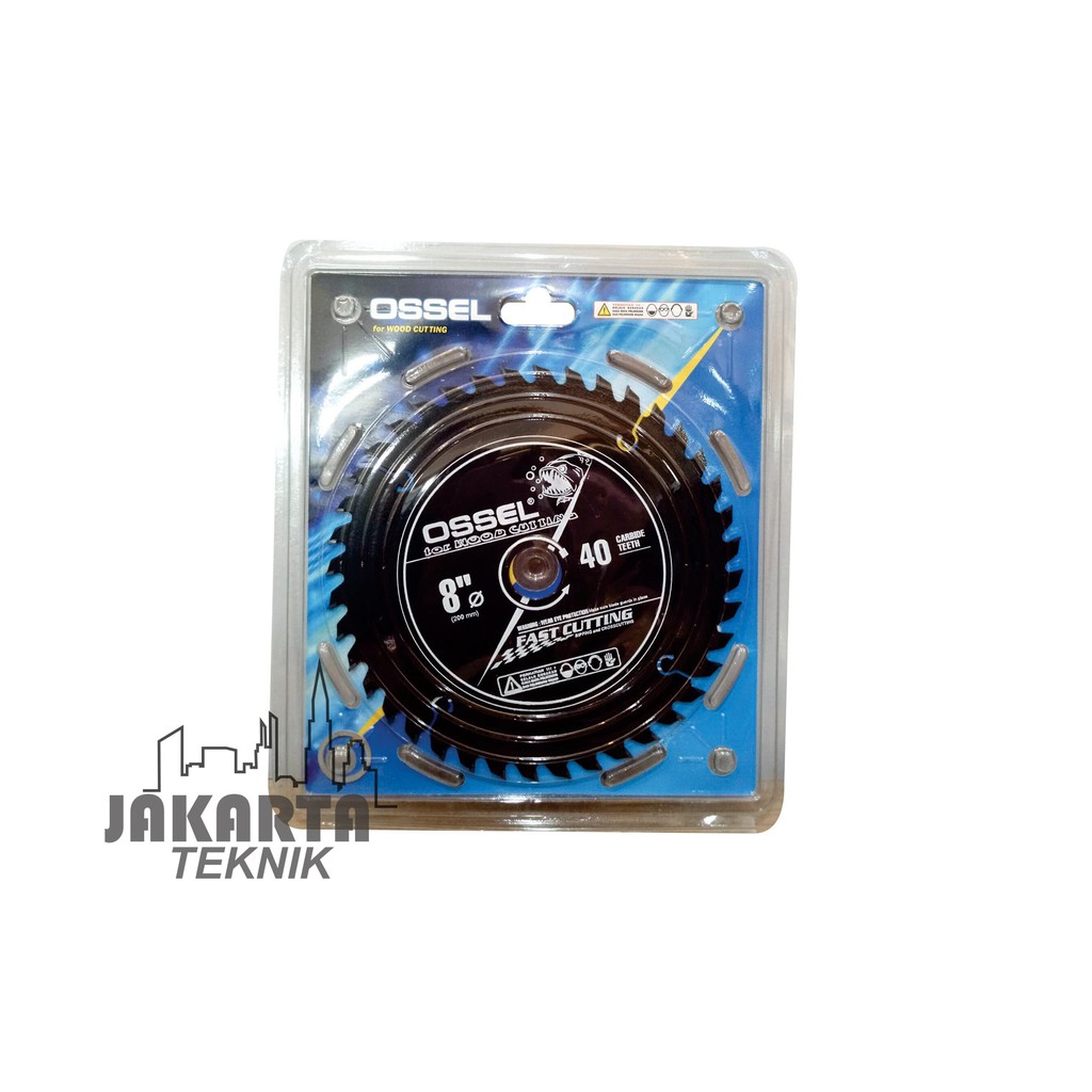 Mata Circular Saw OSSEL 8" x 40 T - MATA C.SAW 8' X 40T OSSEL