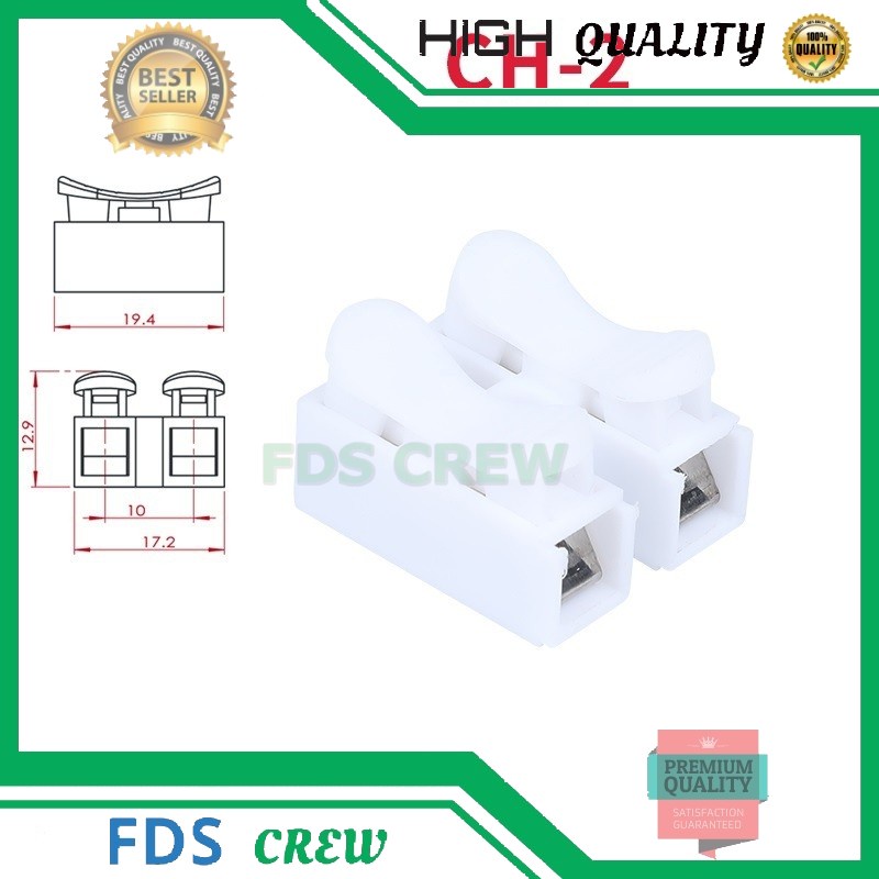 Terminal Listrik Kabel Stop Kontak Quick Connect Sambungan Terminal Listrik Jepit 2 Wire 3 Wire Konektor