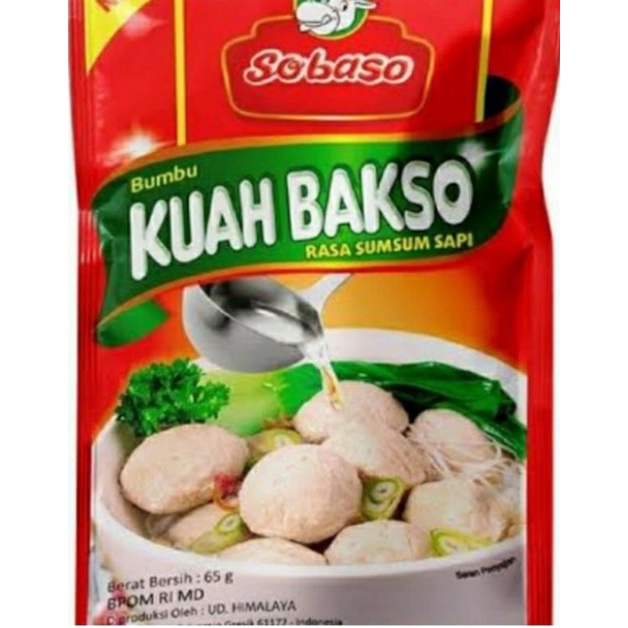 

Sobaso bumbu kuah bakso rasa sumsum sapi 65 gr