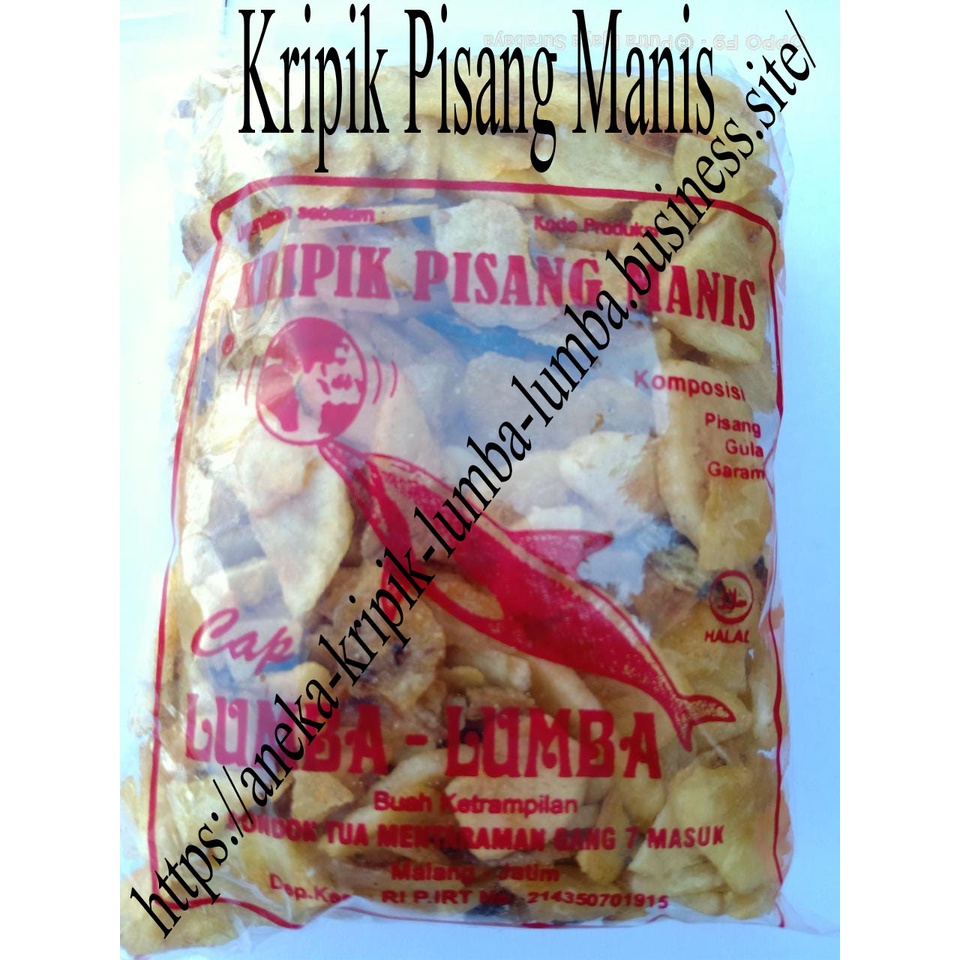 

Kripik Pisang Manis Kepok Mini Cap Lumba-Lumba