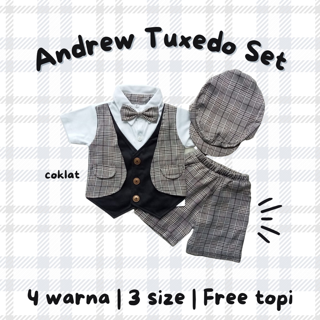 GROSIR ANDREW TUXEDO SET