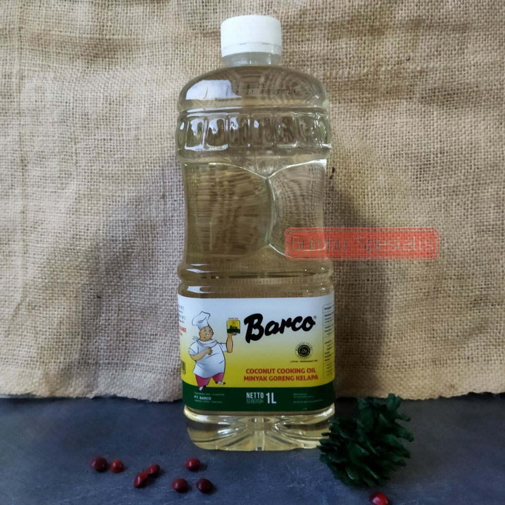 Minyak Goreng Barco 1 Liter Botol / Minyak Kelapa Barco 1 - Botol