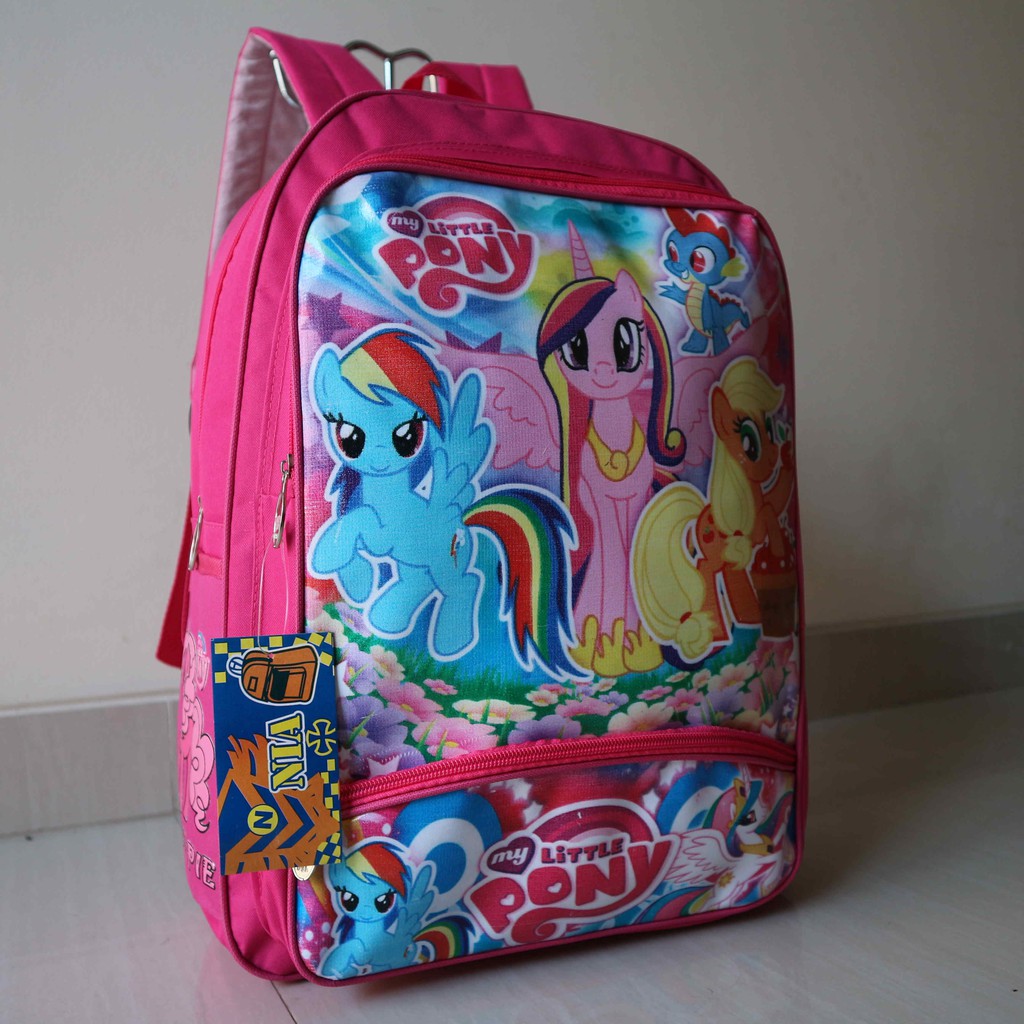 Jual Tas Ransel Punggung Backpack Anak My Little Pony Anak Cewek Pink