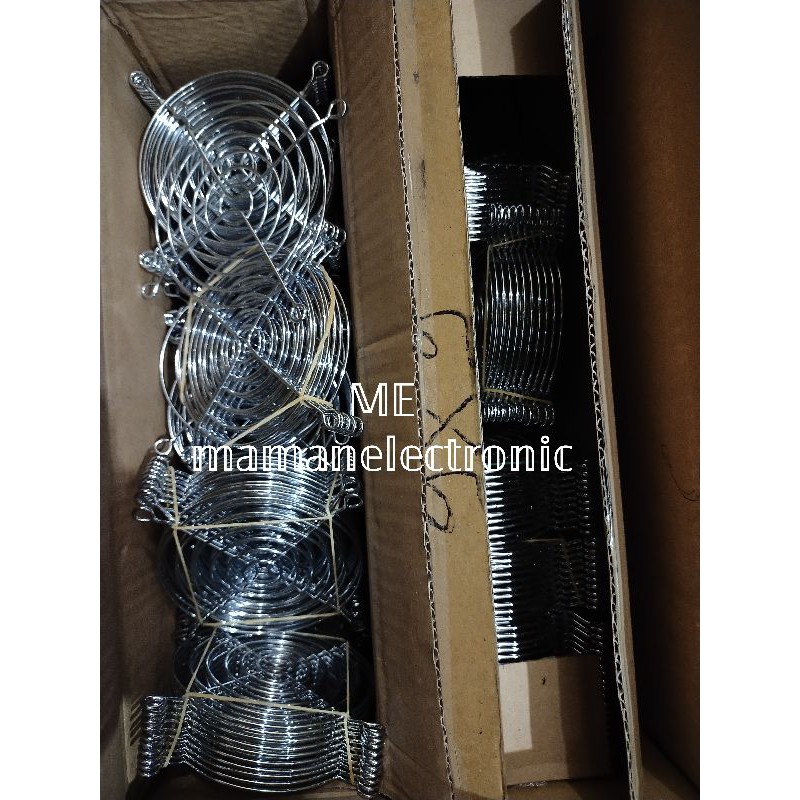 Grill Fan 9Cm Jaring Pengaman Kipas Stainless Steel Metal Penutup Kipas