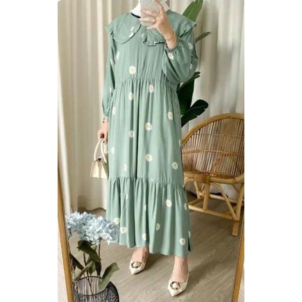 BUYA MIDI MAXI DRESS | MIDI DRESS | DRESS | MUSLIM WANITA | FASHION//Izdihaar_olshop