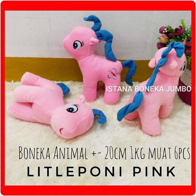 IBJ BONEKA ANIMAL LITTLE PONI KECIL UKURAN -+ 20 CM BERAT 165 GRAM