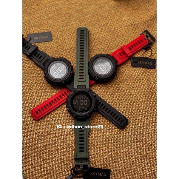 Jam tangan SKYMAX pria  digital keren (dhon store)