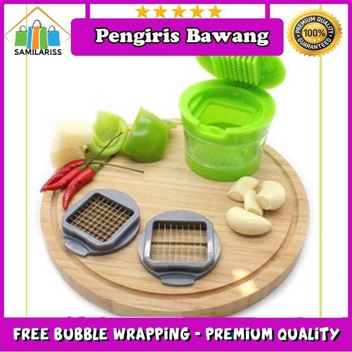 Bisa COD Alat Pengiris Bawang Garlic Chopper Pemotong Bawang-Pemotong Bawang Putih