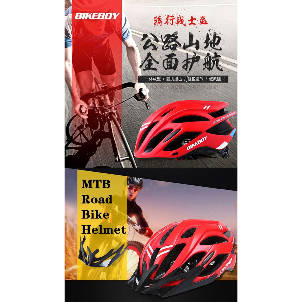 Bikeboy Helm Sepeda Ultralight Breathable Bicycle Cycling Helmet