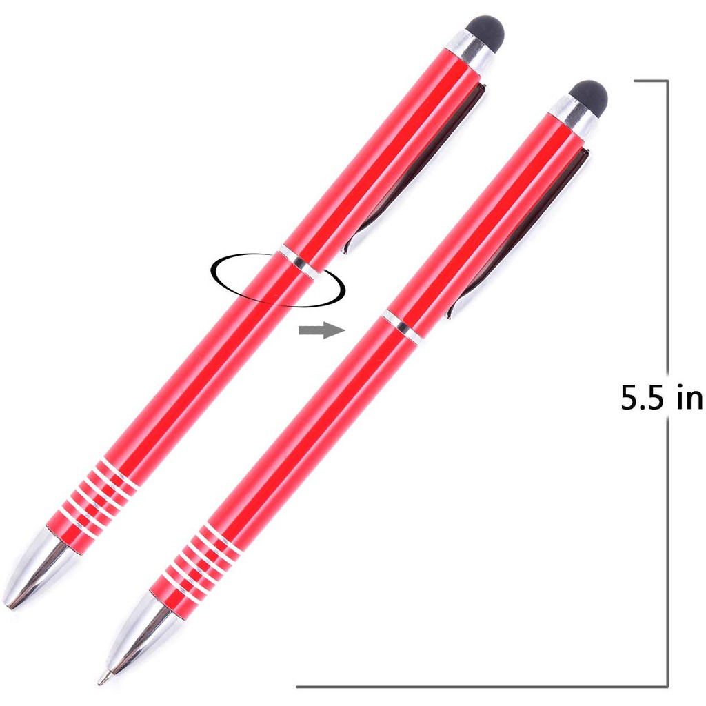 Pena Stilus / Stylus Pen 2 in 1 (Bisa jadi pulpen tulis) - Warna Random