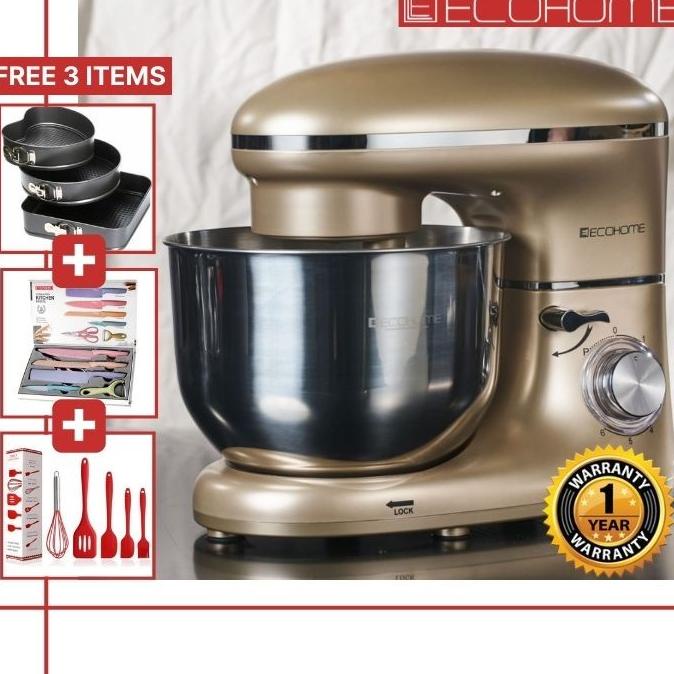 #####] Stand Mixer Roti Kue Mixer Berdiri Low Watt ECOHOME ESM-999