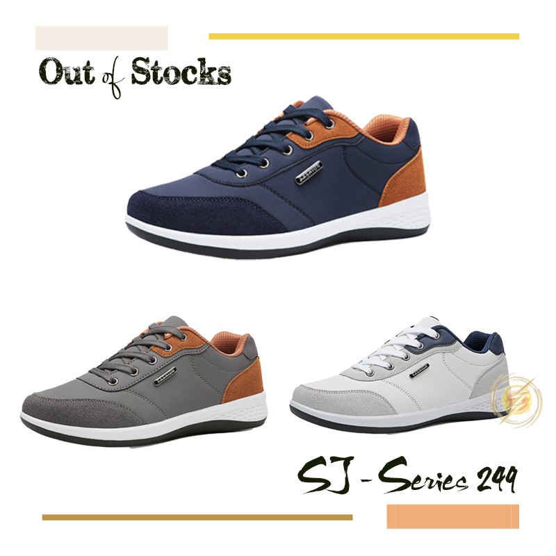 [OOS] (FREE BOX)  Sepatu Sneakers Pria Casual Fashion Santai/Hangout Kualitas Import Premium - 249