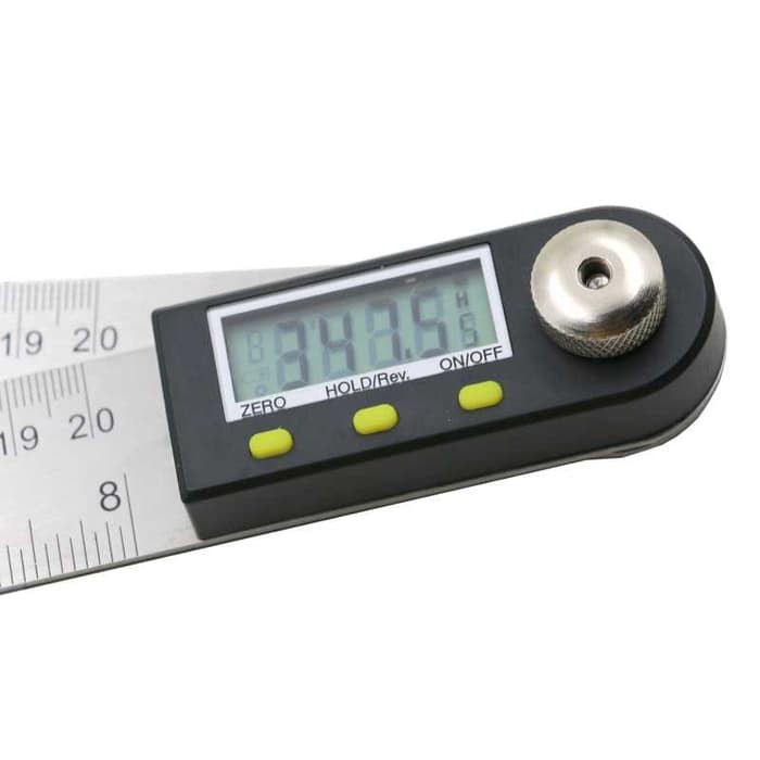 Penggaris Digital Inclinometer Goniometer Angle 200mm -AK18