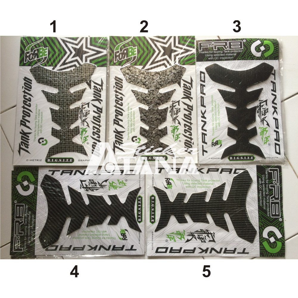 Tankpad Protector Sticker Motif Batik Dot Matrix Titik-titik Tribal