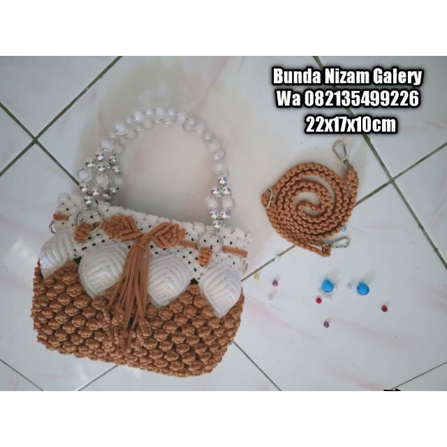 Tas tali kur motif anggur