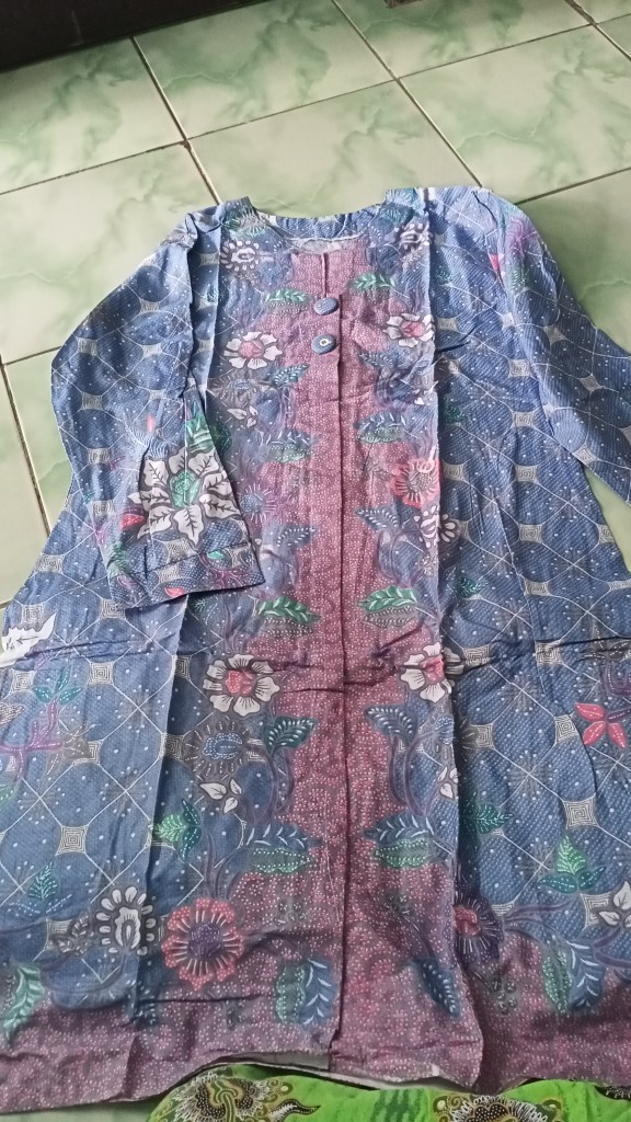 Batik Tunik Motif Terbaru Pekalongan Original Zipper M L Xl Xxl Xxxl Td 168