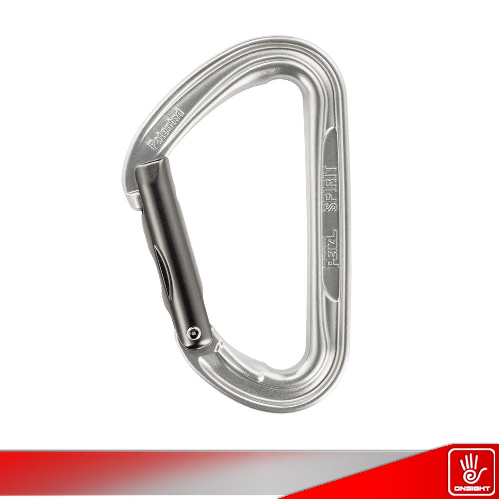 Petzl Carabiner Spirit Stright Gate, Carabiner Petzl, Carabiner Petzl Spirit