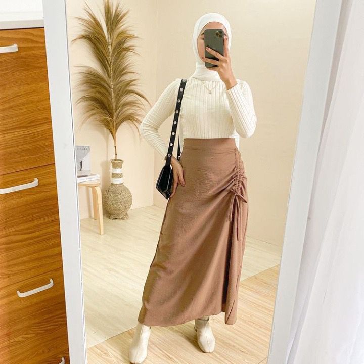 ROK SERUT TALI TAMARA THERESIA SKIRT CRINKLE MAXY MAHESA CRINGKLE MECCA KALLA JOSEP SAMPING KOREA