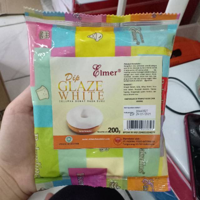 

PROMO DIP GLAZE ELMER RASA White 200g