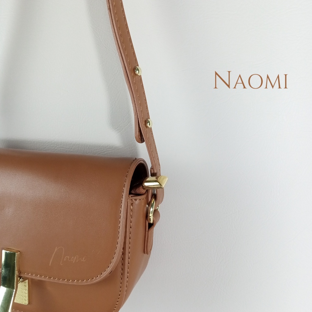 NAOMI - Theresia Sling Bag Import - Tas Selempang - Tas Kulit Wanita Impor - Tas Fashion - Tas Wanita - Tas Naomi - Naomi Bag