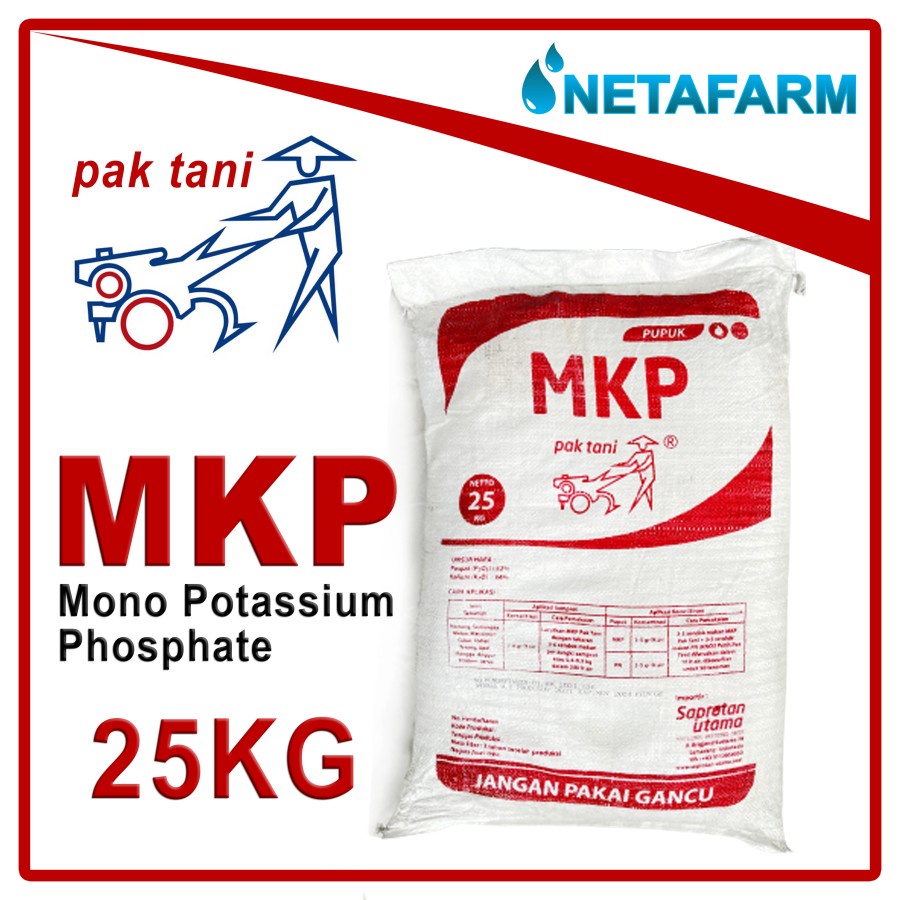 Pupuk MKP PAK TANI pupuk tanaman sayur bunga buah Kemasan karung 25kg