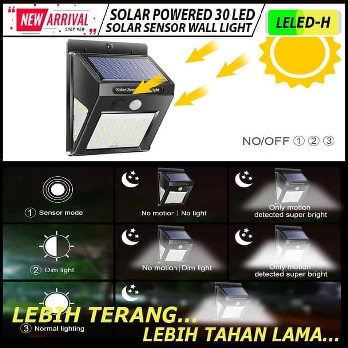 Lampu Taman Sensor Solar/Lampu Solar Sensor/Lampu Sensor Solar Gerak/Lampu Led Sensor/Lampu Taman