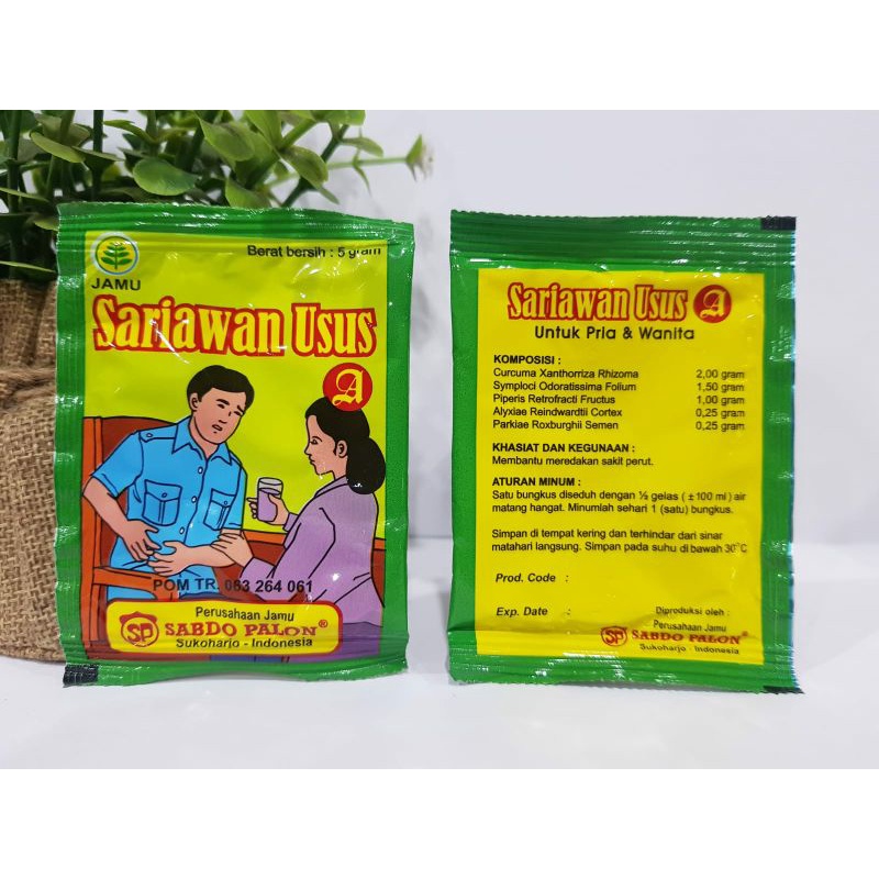 

Sabdo Palon Jamu Serbuk Sariawan Usus - ( 1 Pack Isi 10 Sachet )