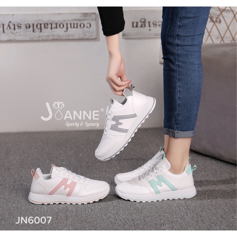 RESTOCK! [ORIGINAL] JOANNE Leather Sneakers Shoes Sepatu Wanita #JN6007