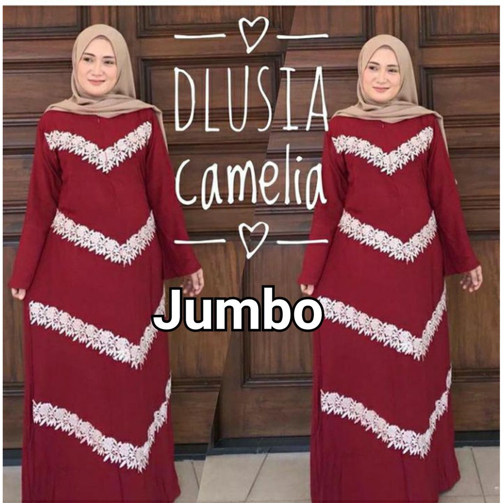 GAMIS DLUSIA CAMELIA JUMBO