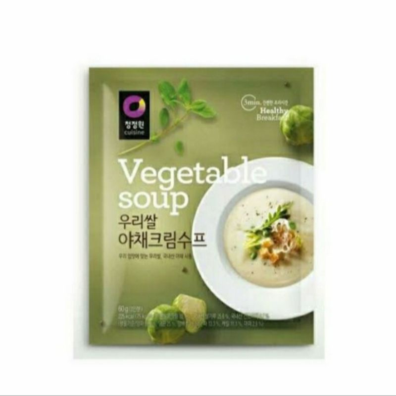 

Chungjungone Vegetable Soup/ Sup Krim Sayuran Rasa Daging Sapi 60gram*