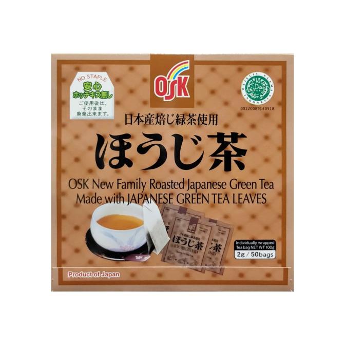 

[ COD ] OSK Roasted Japanese Green Tea 50 Sachet Teh Hijau Jepang HALAL BOOM SALE Kode 1004