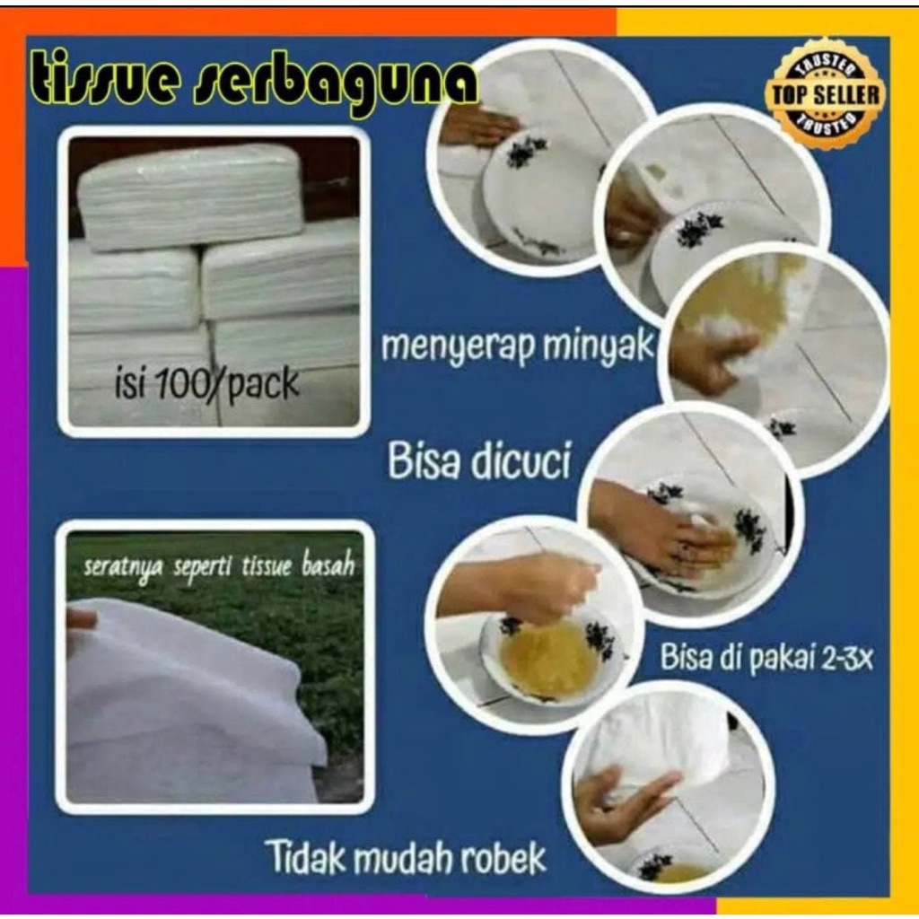 Tisu Dapur / Tisu Kompor / Tissue Dapur / Tisu Serbaguna / Tisu Bisa Dicuci