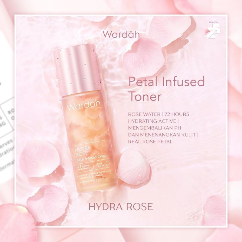 Wardah Hydra Rose Petal Infused Toner