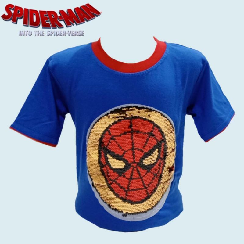 Kaos anak usap karakter Superhero usia 2-10tahun | Real pict