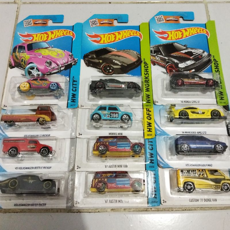 Hot Wheels Ferrari 599xx Honda Civic EF