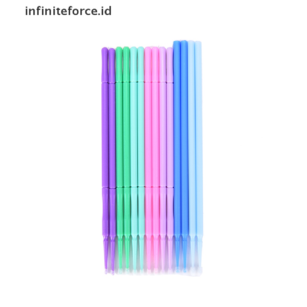 (infiniteforce.id) 100pcs Brush Aplikator Maskara Sekali Pakai