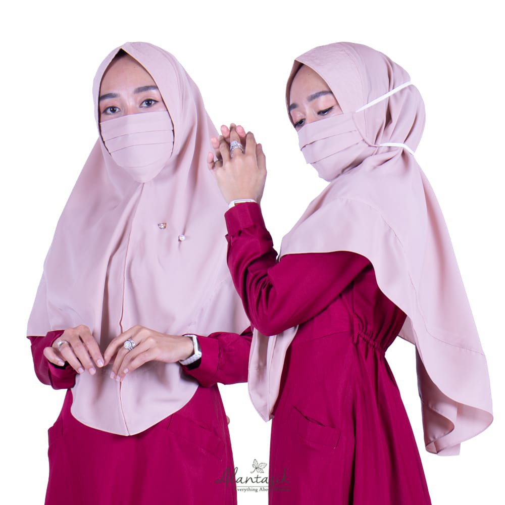 Alantasik - jilbab masker meriska soft pet antem / jilbab cut meyriska R.25