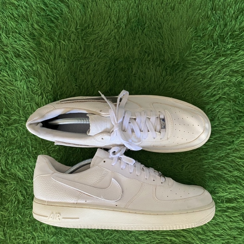 nike air force 1 low triple white second original   size 45