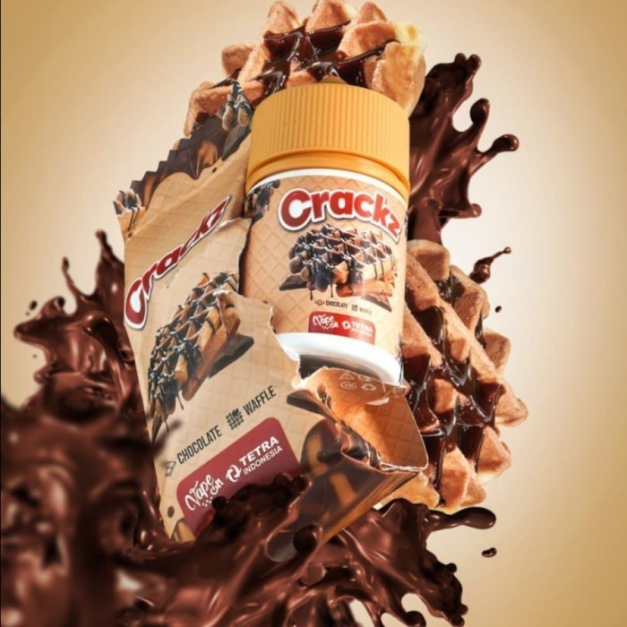 CRACKZ V4 Chocolate Waffle Crackerz 6mg 60ml - Authentic