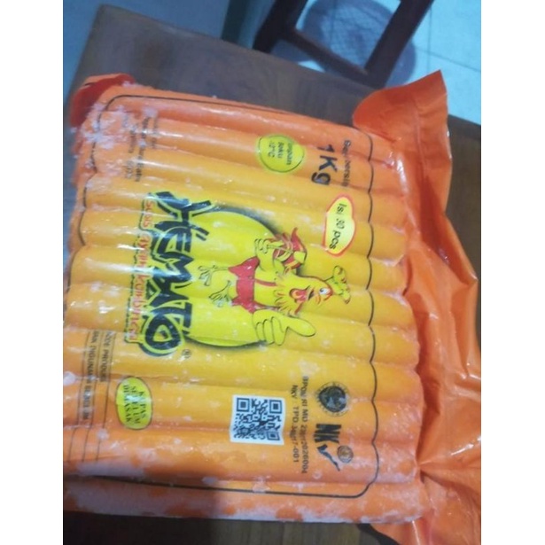 

Ready Stok Murah Sosis Ayam Kemasan 1kg isi +-30 pac dan isi 40 pac