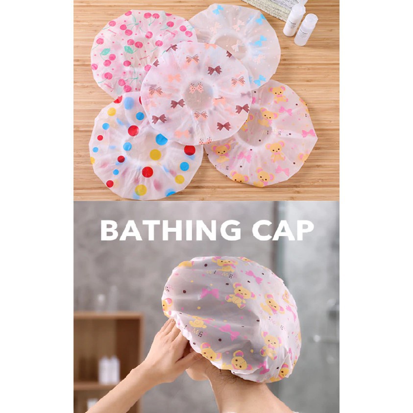 Shower Cap Karakter / Topi Mandi Penutup Rambut