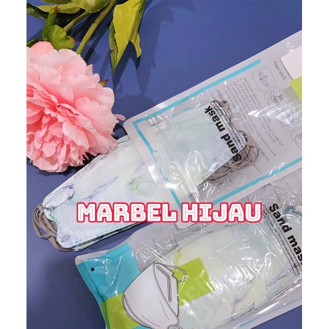 AZ SUPER PREMIUM MASKER KF94 4PLY MOTIF MARBEL / KF94 MARBEL