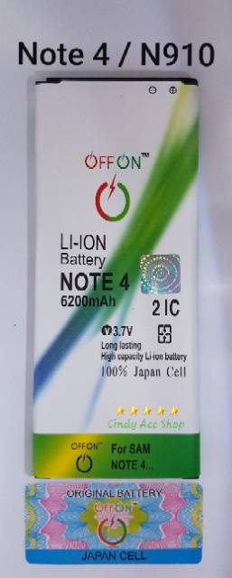 Baterai Battery Batre Samsung Galaxy Note 4 N910 Doublepower