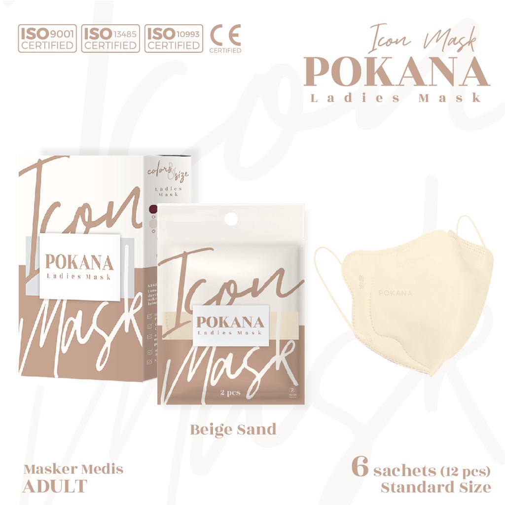 Pokana Icon (Ladies Mask) 4ply Medical Mask