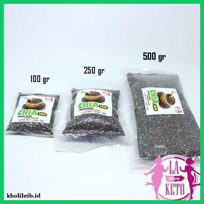 

lanoisidartdrink- organic black chia seeds 250gr peru -asliii-bngittt.