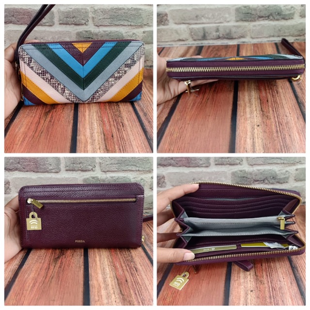 FOSSIL LOGAN ZIP MULTI FIG