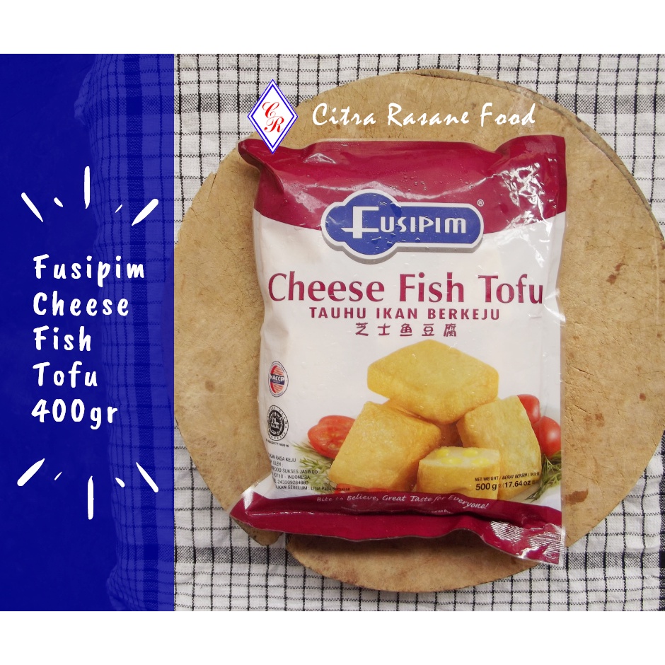 

Fusipim Cheese Fish Tofu / Tahu Ikan Berkeju 400gr